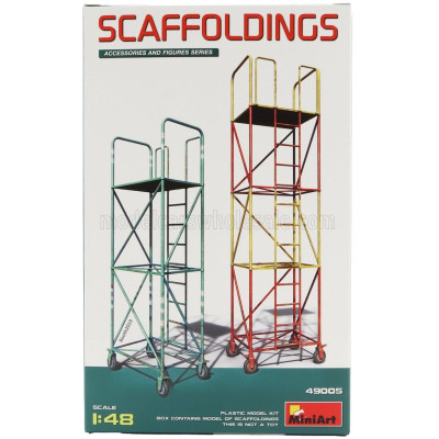 MINIART ACCESSORIES SCAFFOLDINGS 1/48