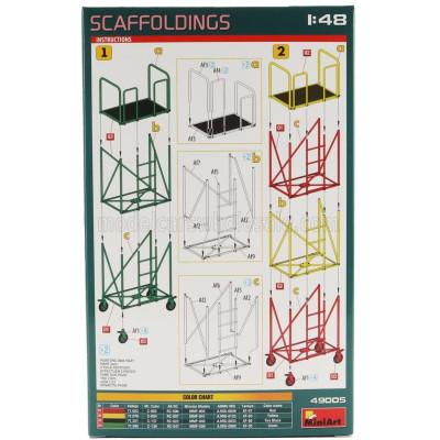MINIART ACCESSORIES SCAFFOLDINGS 1/48