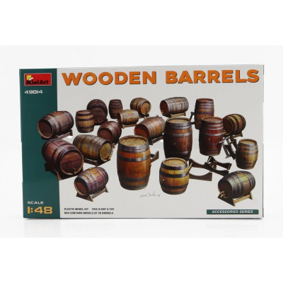 MINIART ACCESSORIES WOODEN BARRELS 1/148