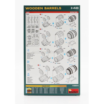 MINIART ACCESSORIES WOODEN BARRELS 1/148
