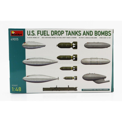 MINIART ACCESSORIES MILITARY U.S. FUEL DROP TANKS AND BOMB 1/48