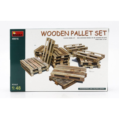 MINIART ACCESSORIES WOODEN1950 PALLET SET 1/48