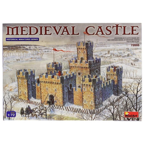 MINIART ACCESSORIES MEDIEVAL CASTLE 1/72