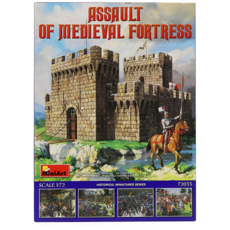 MINIART ACCESSORIES ASSAULT OF MEDIEVAL FORTRESS 1/72