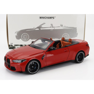 MINICHAMPS BMW 4-SERIES M4 (G83) CABRIOLET 2020 - RED 1/18