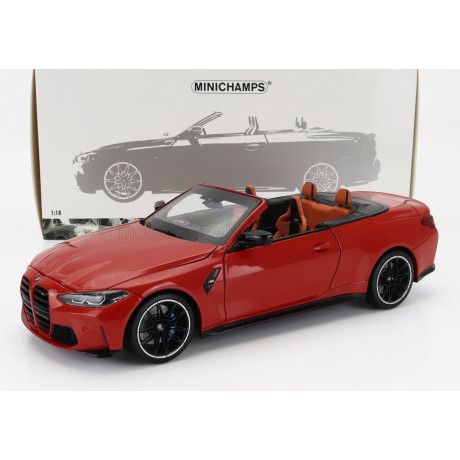 MINICHAMPS BMW 4-SERIES M4 (G83) CABRIOLET 2020 - RED 1/18