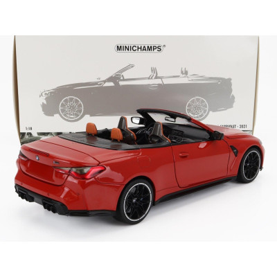 MINICHAMPS BMW 4-SERIES M4 (G83) CABRIOLET 2020 - RED 1/18