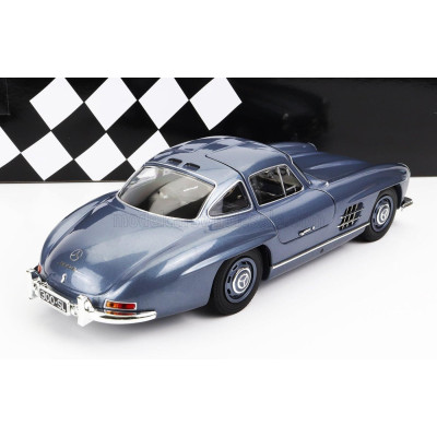 MINICHAMPS MERCEDES BENZ 300SL COUPE (W198) 1955 - BLUE MET 1/18