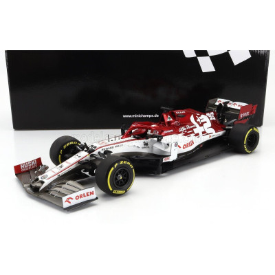 MINICHAMPS ALFA ROMEO F1  C39 TEAM RACING ORLEN N 99 AUSTRIAN GP 2020 ANTONIO GIOVINAZZI - WHITE RED MET 1/18