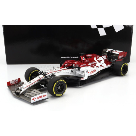 MINICHAMPS ALFA ROMEO F1  C39 TEAM RACING ORLEN N 99 AUSTRIAN GP 2020 ANTONIO GIOVINAZZI - WHITE RED MET 1/18