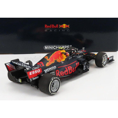 MINICHAMPS RED BULL F1  RB16B HONDA RA620H TEAM ASTON MARTIN N 11 3rd FRENCH GP 2021 SERGIO PEREZ - MATT BLUE YELLOW RED 1/18