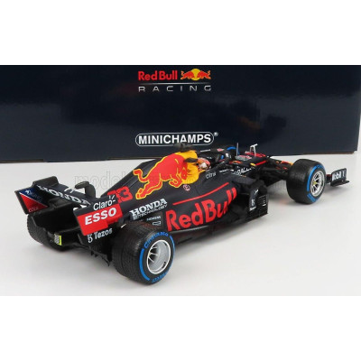 MINICHAMPS RED BULL F1  RB16B HONDA RA620H TEAM ASTON MARTIN N 33 WINNER BELGIUM GP 2021 MAX VERSTAPPEN - MATT BLUE YELLOW RED 1