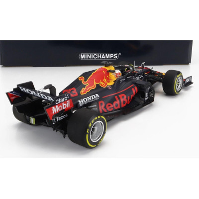 MINICHAMPS RED BULL F1  RB16B HONDA RA620H TEAM ASTON MARTIN N 33 WORLD CHAMPION WINNER MEXICO GP 2021 MAX VERSTAPPEN - MATT BLU