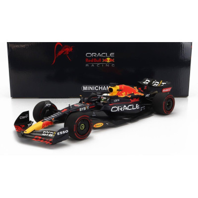 MINICHAMPS RED BULL F1  RB18 TEAM ORACLE RED BULL RACING N 1 WORLD CHAMPION WINNER HUNGARIAN GP 2022 MAX VERSTAPPEN - MATT BLUE