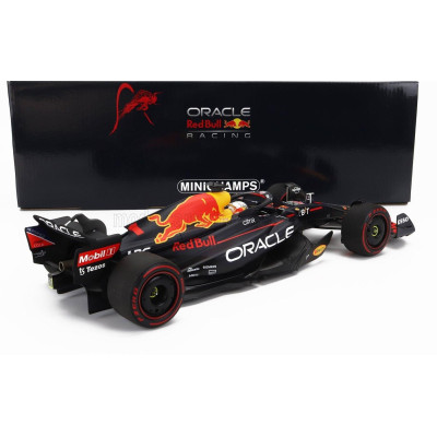 MINICHAMPS RED BULL F1  RB18 TEAM ORACLE RED BULL RACING N 1 WORLD CHAMPION WINNER BELGIUM GP 2022 MAX VERSTAPPEN - MATT BLUE YE