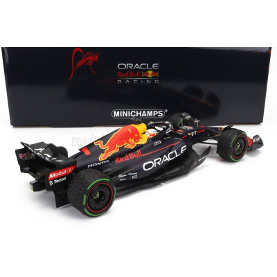 MINICHAMPS RED BULL F1  RB18 TEAM ORACLE RED BULL RACING N 1 WORLD CHAMPION WINNER JAPAN GP WITH PIT BOARD 2022 MAX VERSTAPPEN -