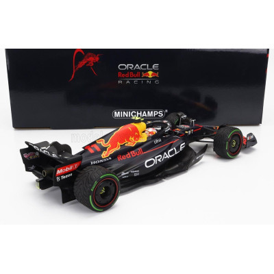 MINICHAMPS RED BULL F1  RB18 TEAM ORACLE RED BULL RACING N 11 2nd JAPAN GP 2022 SERGIO PEREZ - MATT BLUE YELLOW RED 1/18