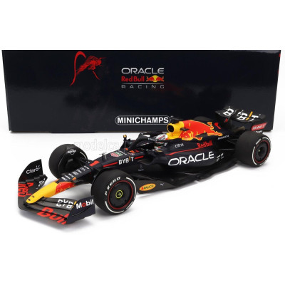 MINICHAMPS RED BULL F1  RB18 TEAM ORACLE RED BULL RACING N 1 WINNER AUSTIN USA GP WORLD CHAMPION 2022 MAX VERSTAPPEN - MATT BLUE