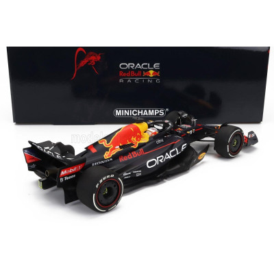 MINICHAMPS RED BULL F1  RB18 TEAM ORACLE RED BULL RACING N 1 WINNER AUSTIN USA GP WORLD CHAMPION 2022 MAX VERSTAPPEN - MATT BLUE