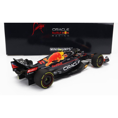 MINICHAMPS RED BULL F1  RB18 TEAM ORACLE RED BULL RACING N 11 AUSTIN USA GP 2022 SERGIO PEREZ - MATT BLUE YELLOW RED 1/18