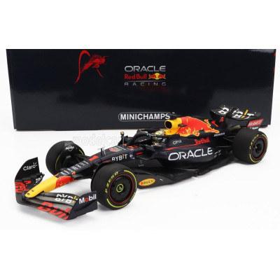 MINICHAMPS RED BULL F1  RB18 TEAM ORACLE RED BULL RACING N 1 WINNER ABU DHABI GP WORLD CHAMPION 2022 MAX VERSTAPPEN - MATT BLUE