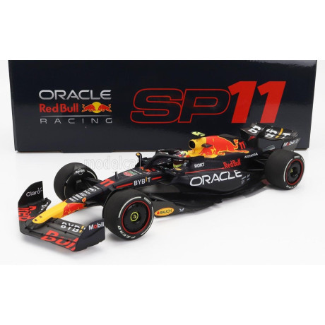 MINICHAMPS RED BULL F1  RB19 TEAM ORACLE RED BULL RACING N 11 SEASON 2023 SERGIO PEREZ - MATT BLUE 1/18