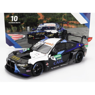 MINICHAMPS BMW 4-SERIES M4 GT3 TEAM WALKENHORST MOTORSPORT N 10 DTM SEASON 2022 ESTEBAN MUTH - BLACK WHITE 1/18