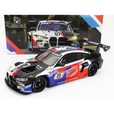 MINICHAMPS BMW 4-SERIES M4 GT3 TEAM SCHUBERT MOTORSPORT N 20 24h NURBURGRING 2022 JESSE KROHN - ALEXANDER SIMS - JENS KLINGMANN