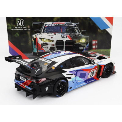 MINICHAMPS BMW 4-SERIES M4 GT3 TEAM SCHUBERT MOTORSPORT N 20 24h NURBURGRING 2022 JESSE KROHN - ALEXANDER SIMS - JENS KLINGMANN