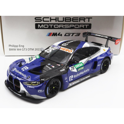 MINICHAMPS BMW 4-SERIES M4 GT3 TEAM SCHUBERT MOTORSPORT N 25 DTM SEASON 2022 P.ENG - BLUE BLACK 1/18