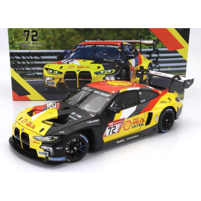 MINICHAMPS BMW 4-SERIES M4 GT3 TEAM BMW JUNIOR N 72 24h NURBURGRING 2023 DAN HARPER - MAX HESSE - NEIL VERHAGEN - BLACK YELLOW R