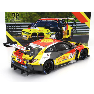 MINICHAMPS BMW 4-SERIES M4 GT3 TEAM BMW JUNIOR N 72 24h NURBURGRING 2023 DAN HARPER - MAX HESSE - NEIL VERHAGEN - BLACK YELLOW R