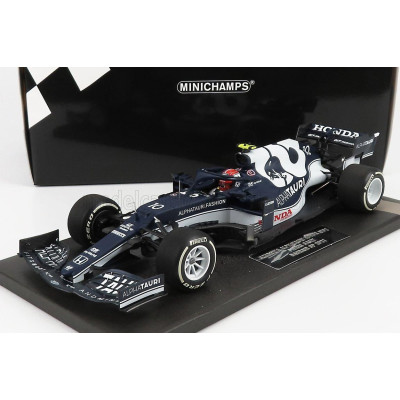 MINICHAMPS ALPHA TAURI F1  AT02 HONDA RA620H TEAM ALPHA TAURI N 10 BAHRAIN GP 2021 PIERRE GASLY - WHITE BLUE 1/18