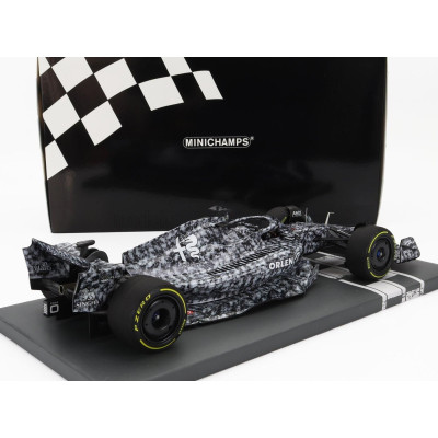 MINICHAMPS ALFA ROMEO F1  C42 TEAM ORLEN RACING N 88 TEST BARCELONA 2022 ROBERT KUBICA - WHITE BLACK 1/18