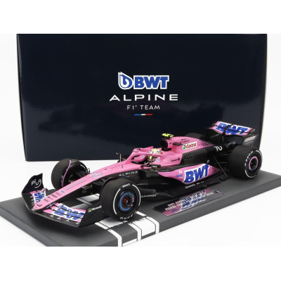 MINICHAMPS ALPINE F1  A523 TEAM BWT ALPINE N 10 SEASON 2023 PIERRE GASLY - BLUE PINK 1/18