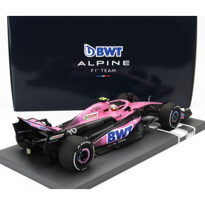 MINICHAMPS ALPINE F1  A523 TEAM BWT ALPINE N 10 SEASON 2023 PIERRE GASLY - BLUE PINK 1/18