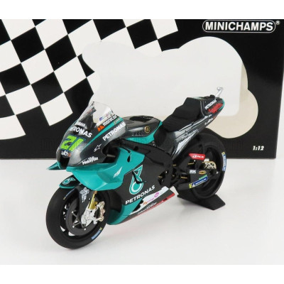 MINICHAMPS YAMAHA YZR-M1 TEAM PETRONAS SEPANG RACING N 21 MOTOGP SEASON 2020 FRANCO MORBIDELLI - GREEN BLACK 1/12