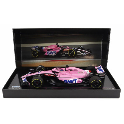 MINICHAMPS ALPINE F1 A522 TEAM ALPINE BWT N 14 BAHRAIN GP 2022 FERNANDO ALONSO - PINK 1/18