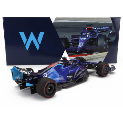 MINICHAMPS WILLIAMS F1 FW44 TEAM WILLIAMS RACING N 23 BAHRAIN GP 2022 ALEXANDER ALBON - BLUE 1/18