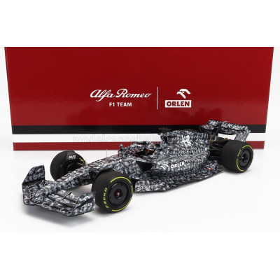 MINICHAMPS ALFA ROMEO F1  C42 TEAM ORLEN RACING N 24 TEST BARCELONA 2022 GUANYU ZHOU - CAMOUFLAGE 1/18