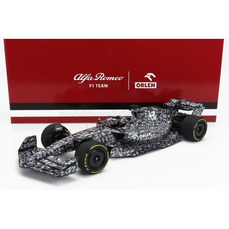 MINICHAMPS ALFA ROMEO F1  C42 TEAM ORLEN RACING N 24 TEST BARCELONA 2022 GUANYU ZHOU - CAMOUFLAGE 1/18