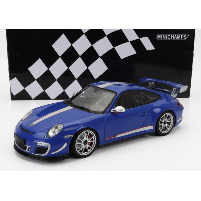 MINICHAMPS PORSCHE 911 997-2 GT3 RS 4.0 COUPE 2011 - BLUE 1/18