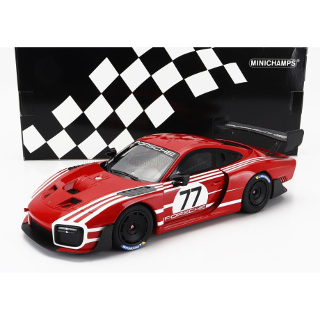 MINICHAMPS PORSCHE 935/19 N 77 BASE 911 991-2 GT2 RS COUPE 2018 - RED 1/18