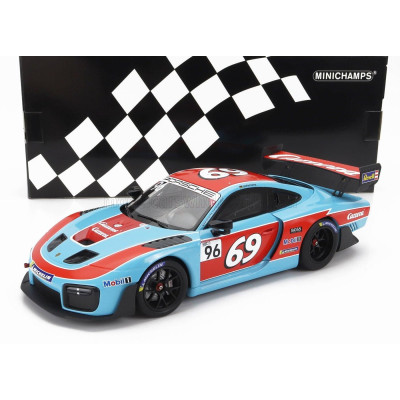 MINICHAMPS PORSCHE 935/19 BASE GT2 RS HERBERT MOTORSPORT N 96 SUPERSPORTSCAR WEEKEND 2019 - RED BLUE 1/18