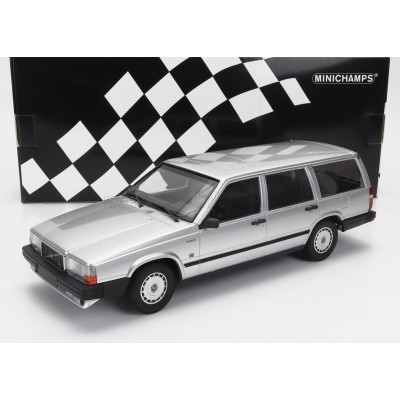 MINICHAMPS VOLVO 740GL SW STATION WAGON 1986 - SILVER 1/18