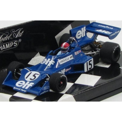 MINICHAMPS TYRRELL F1  FORD 007 N 15 SEASON 1975 J.P.JABOUILLE - BLUETTE 1/43