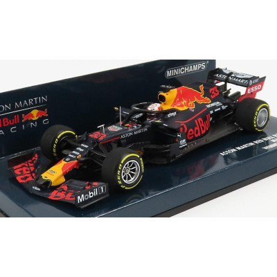 MINICHAMPS RED BULL F1  RB15 TEAM ASTON MARTIN N 33 WINNER BRAZILIAN GP 2019 MAX VERSTAPPEN - MATT BLUE YELLOW 1/43