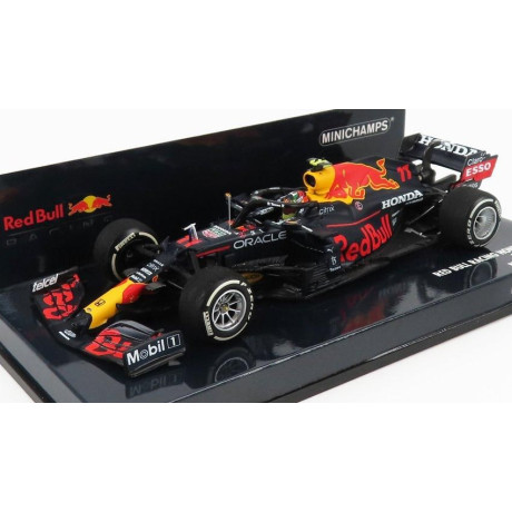 MINICHAMPS RED BULL F1  RB16B HONDA RA620H TEAM ASTON MARTIN N 11 MONACO GP 2021 SERGIO PEREZ - MATT BLUE YELLOW RED 1/43