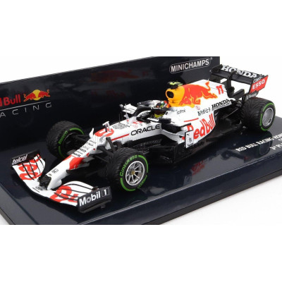 MINICHAMPS RED BULL F1  RB16B HONDA RA620H TEAM ASTON MARTIN N 11 3rd TURKISH GP 2021 SERGIO PEREZ - WHITE RED 1/43