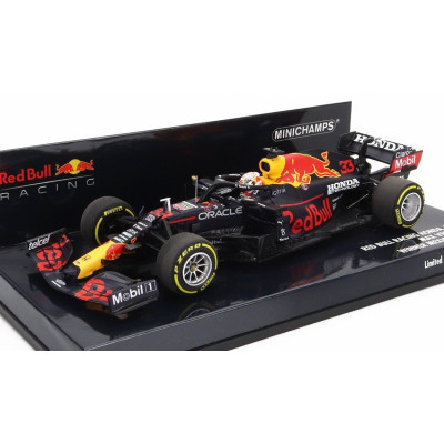 MINICHAMPS RED BULL F1  RB16B HONDA RA620H TEAM ASTON MARTIN N 33 WINNER MEXICO GP WORLD CHAMPION 2021 MAX VERSTAPPEN - MATT BLU